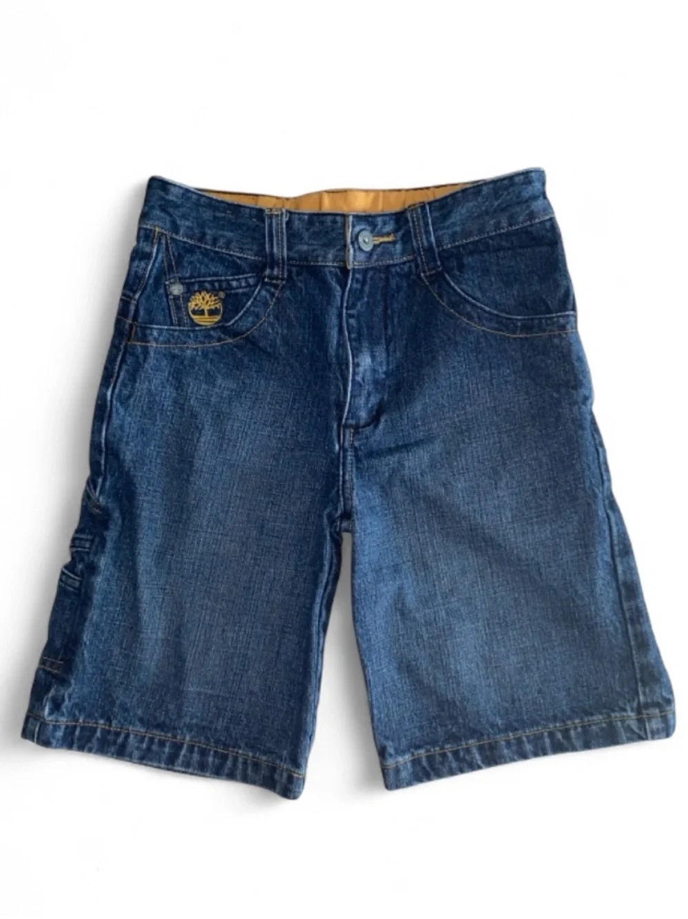 Timberland Men's Dark Blue Denim Carpenter Shorts
